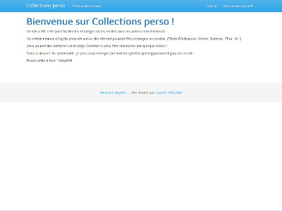 Collections perso